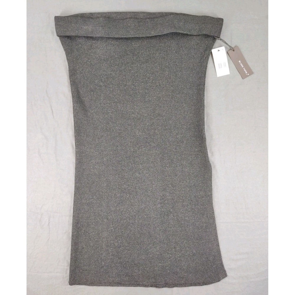 Black Tape Plus Midi Sweater Skirt Dark Charcoal Mix Size 2X‎